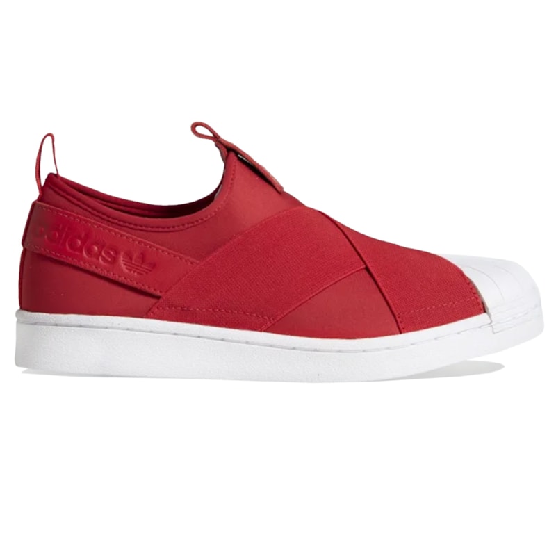 Tnis Adidas Superstar Slip On W Vermelho os melhores preos | Clique e  confira!