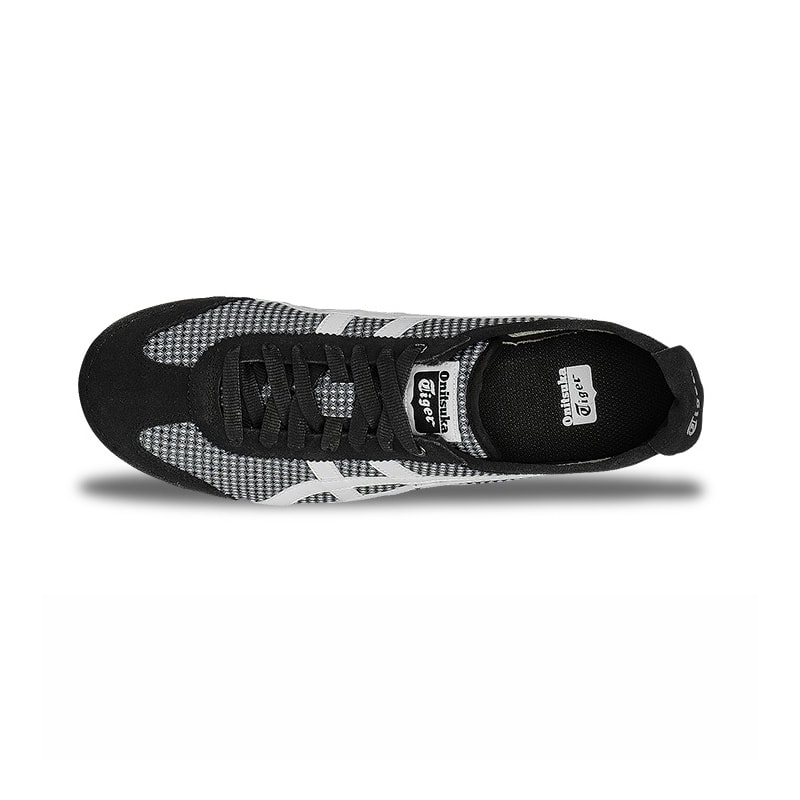 Tênis Asics Onitsuka Tiger Mexico 66 Black White - Back Wash