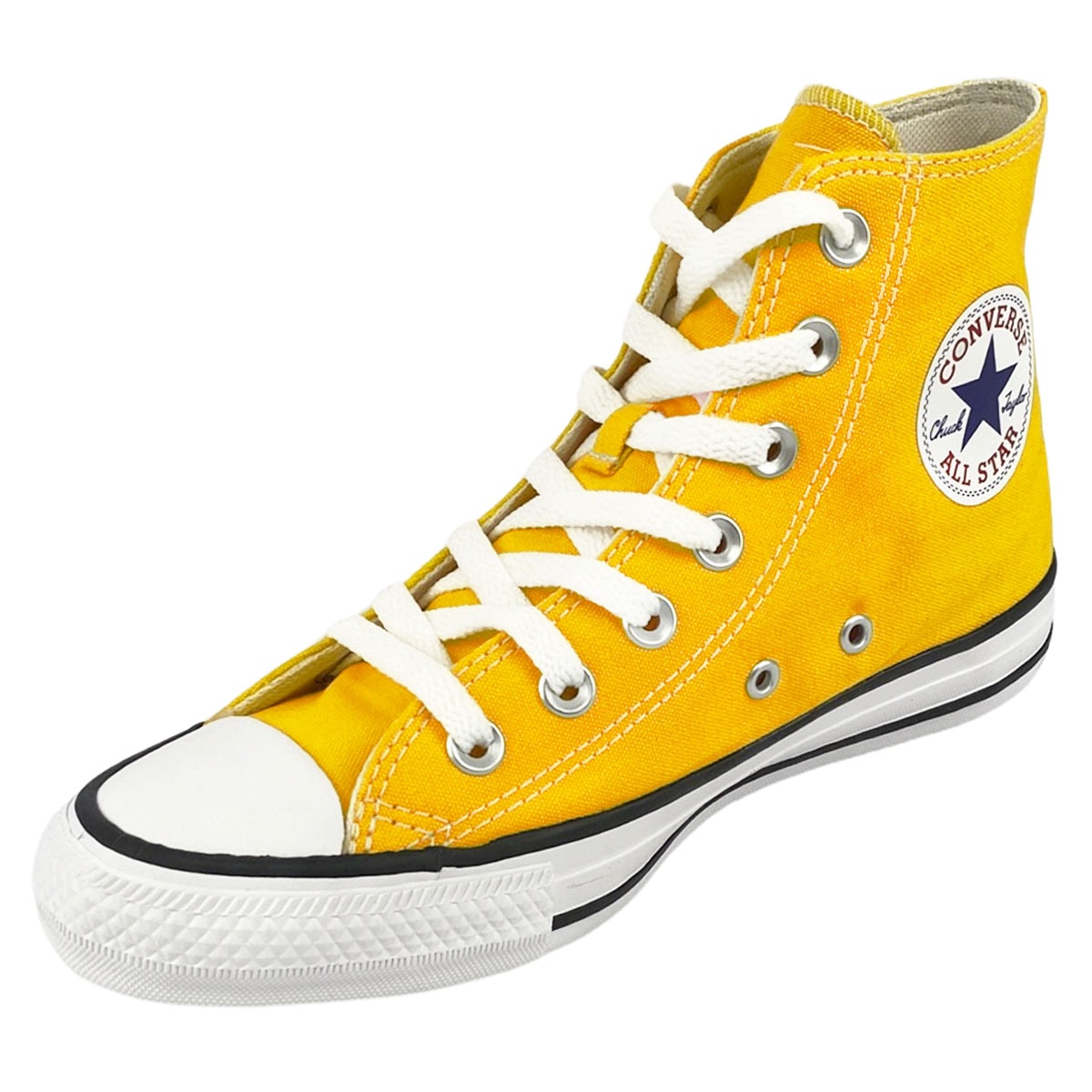 Tênis all star hot sale cano alto amarelo