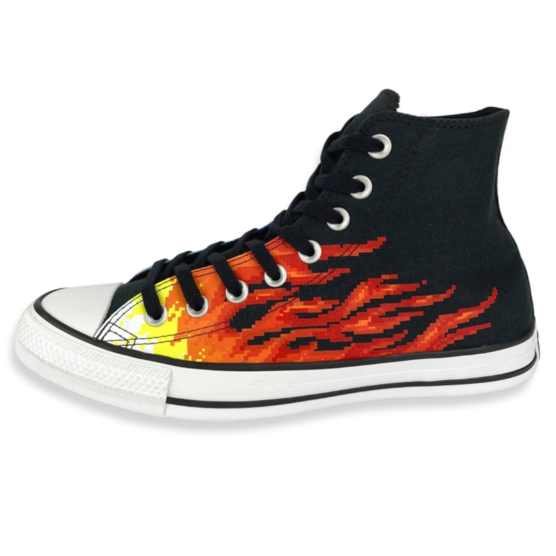 Tênis Cano Alto Plataforma Converse All Star Chuck Taylor Sintético - Preto  - Titanes Esportes - Camisas do Flamengo, Artes Marciais e muito mais