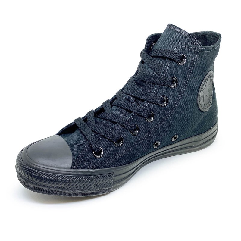 Tênis Converse All Star Chuck Taylor Monochrome Preto Cano Alto os