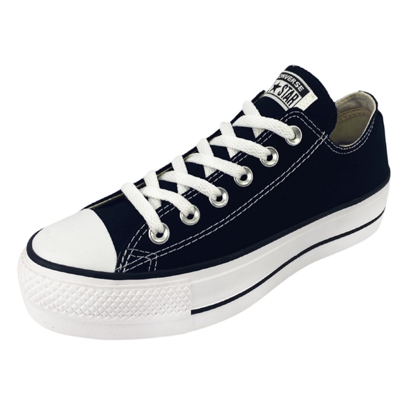 TENIS ALL STAR CHUCK TAYLOR PLATAFORMA PRETO