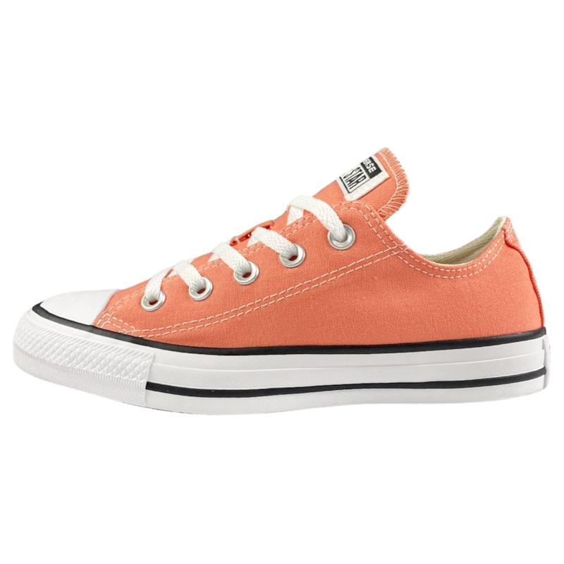 Tênis Converse Chuck Taylor Seasonal Toranja Preto Branco – All Star –  Globarium