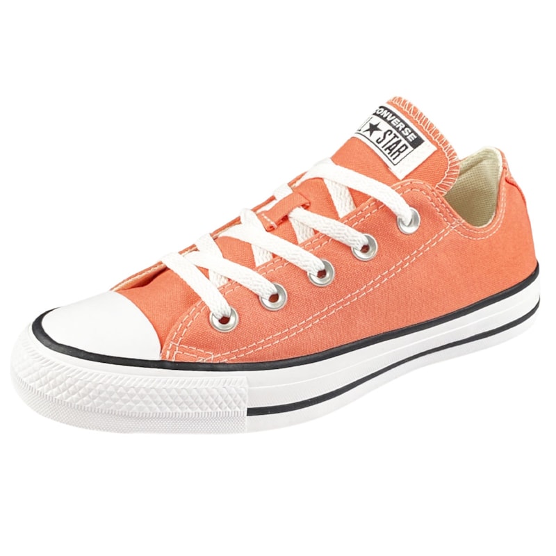 Tênis Converse Chuck Taylor Seasonal Toranja Preto Branco – All Star –  Globarium