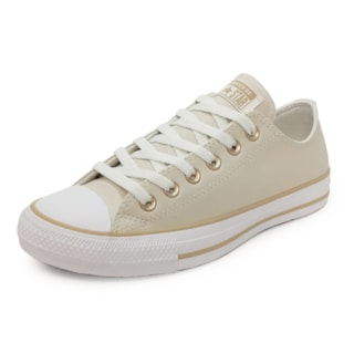 Tênis Converse Chuck Taylor All Star Cano Baixo Bege