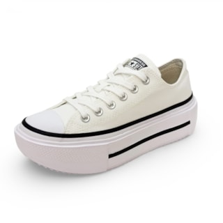 Tênis Converse Chuck Taylor All Star Lift Double Stack Branco