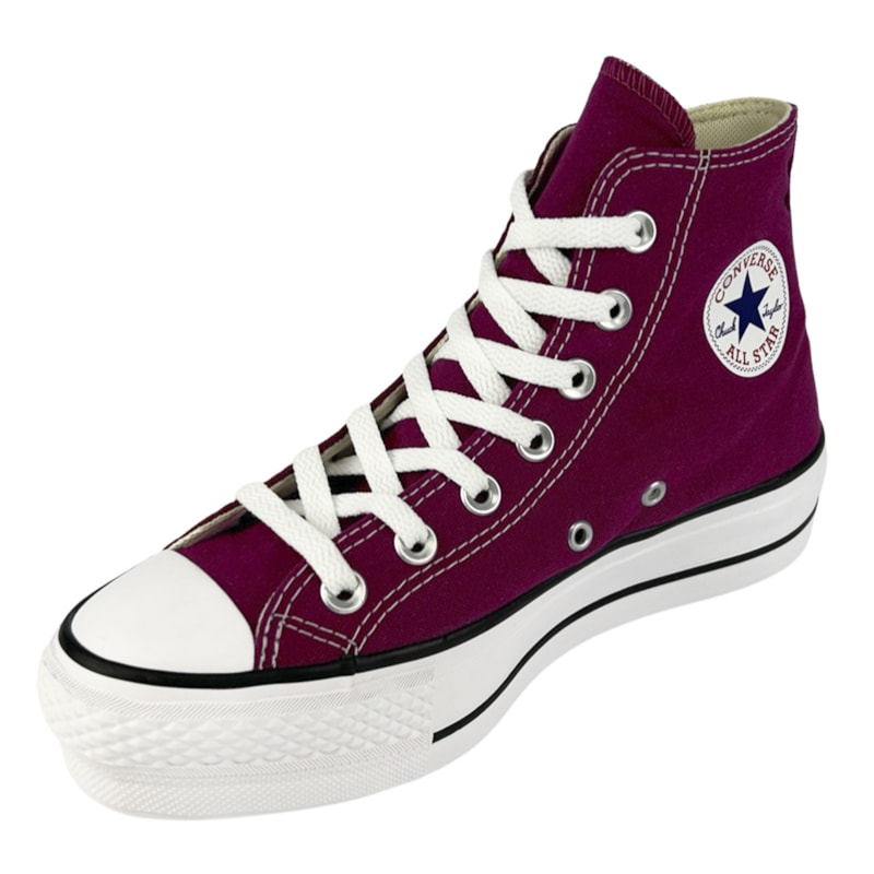 Star Lift All Star Plataform Vermelho Tênis Converse Chuck Taylor