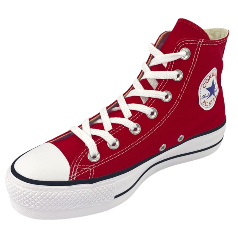 Vermelho Cano Longo All Star Vermelho 33 Tênis Converse Chuck