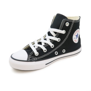  Tênis Converse Infantil Chuck Taylor Hi All Star Preto