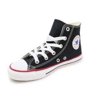  Tênis Converse Infantil Chuck Taylor Hi All Star Preto