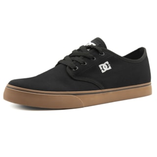 Tênis DC District Black Gum Black Tênis DC District Black Gum Black