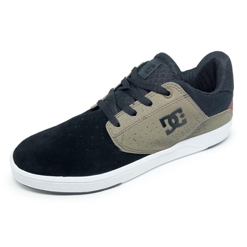 Tênis DC Shoes Plaza TC Preto e Marrom os melhores preços Clique