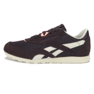 Tênis Feminino Reebok Classic CL Nylon Roxo Tênis Feminino Reebok Classic CL Nylon Roxo