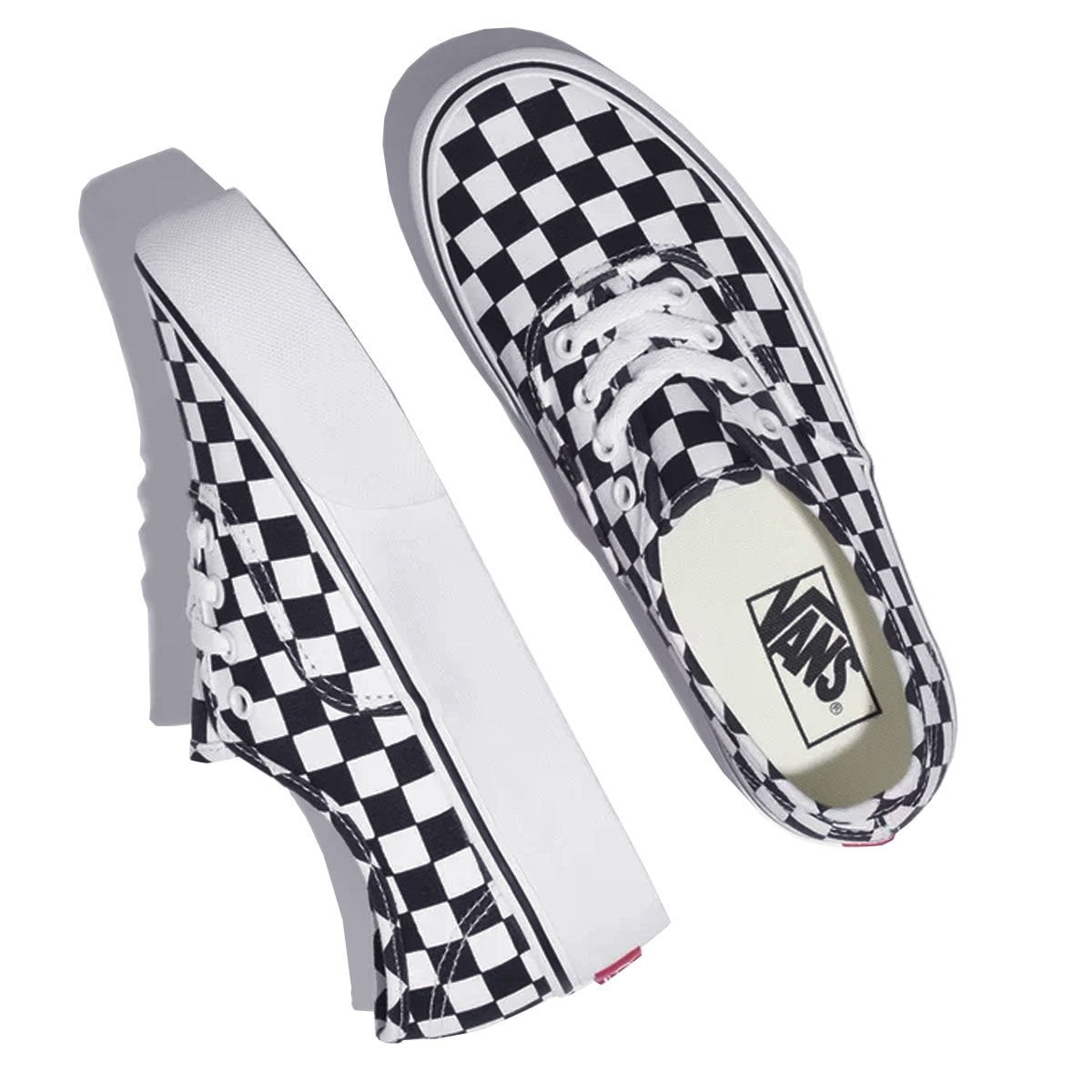 Vans authentic platform outlet checkerboard