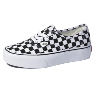 Tênis Feminino Vans Authentic Platform Checkerboard Tênis Feminino Vans Authentic Platform Checkerboard