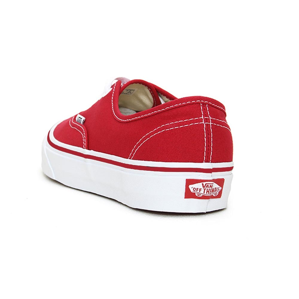 Tenis vans on sale authentic feminino vermelho