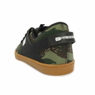 Tênis Freeday Dope Preto e Camuflado Tênis Freeday Dope Preto e Camuflado