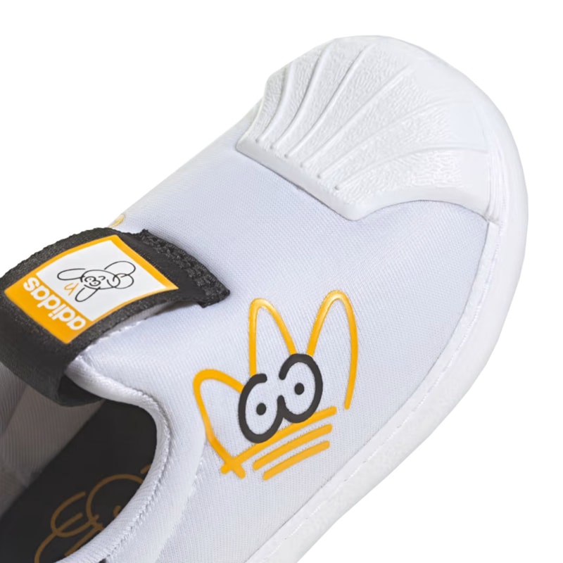Tnis Infantil Adidas Superstar 360 James Jarvis Branco Preto os melhores  preos | Clique e confira!