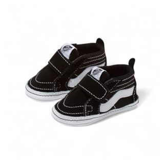 Tênis Infantil Vans Sk8-Hi Black White