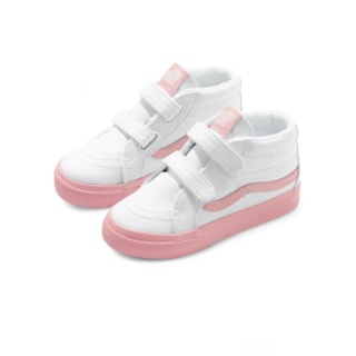 Tênis Infantil Vans Sk8-Mid Pop Outsole Pink Marshmallow