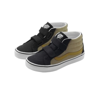 Tênis Infantil Vans Sk8-Mid Twill Tan