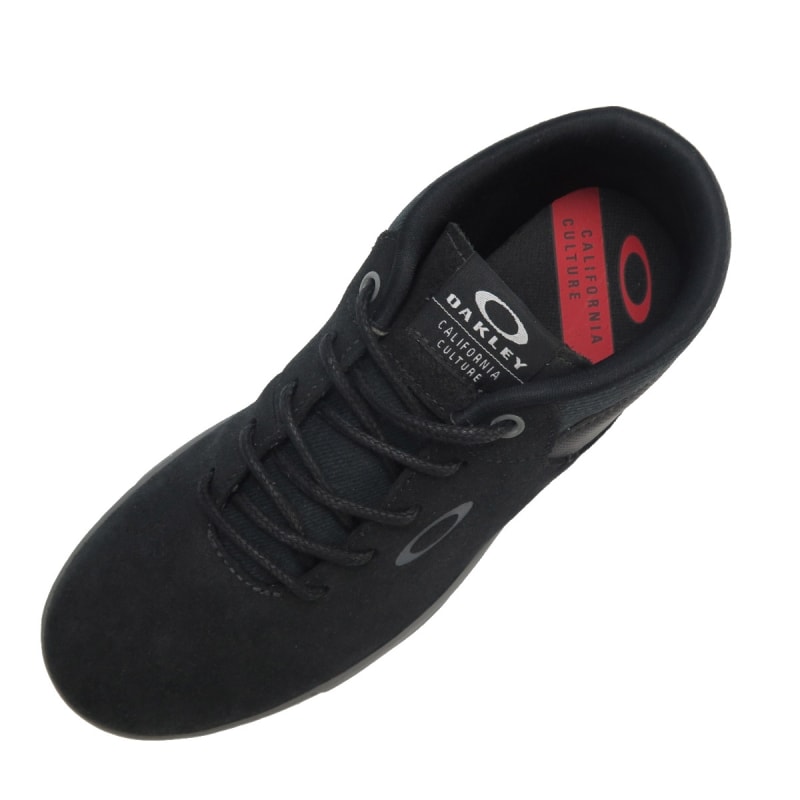 Tênis Masculino Oakley Tourmaline Mid Jet Black - Back Wash