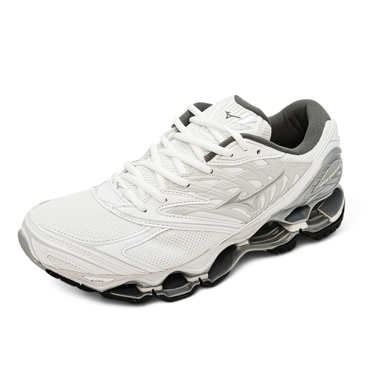 Tênis Mizuno Wave Prophecy LS Branco Prata os melhores preços