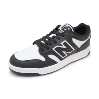 Tênis New Balance 480 Low Preto e Branco