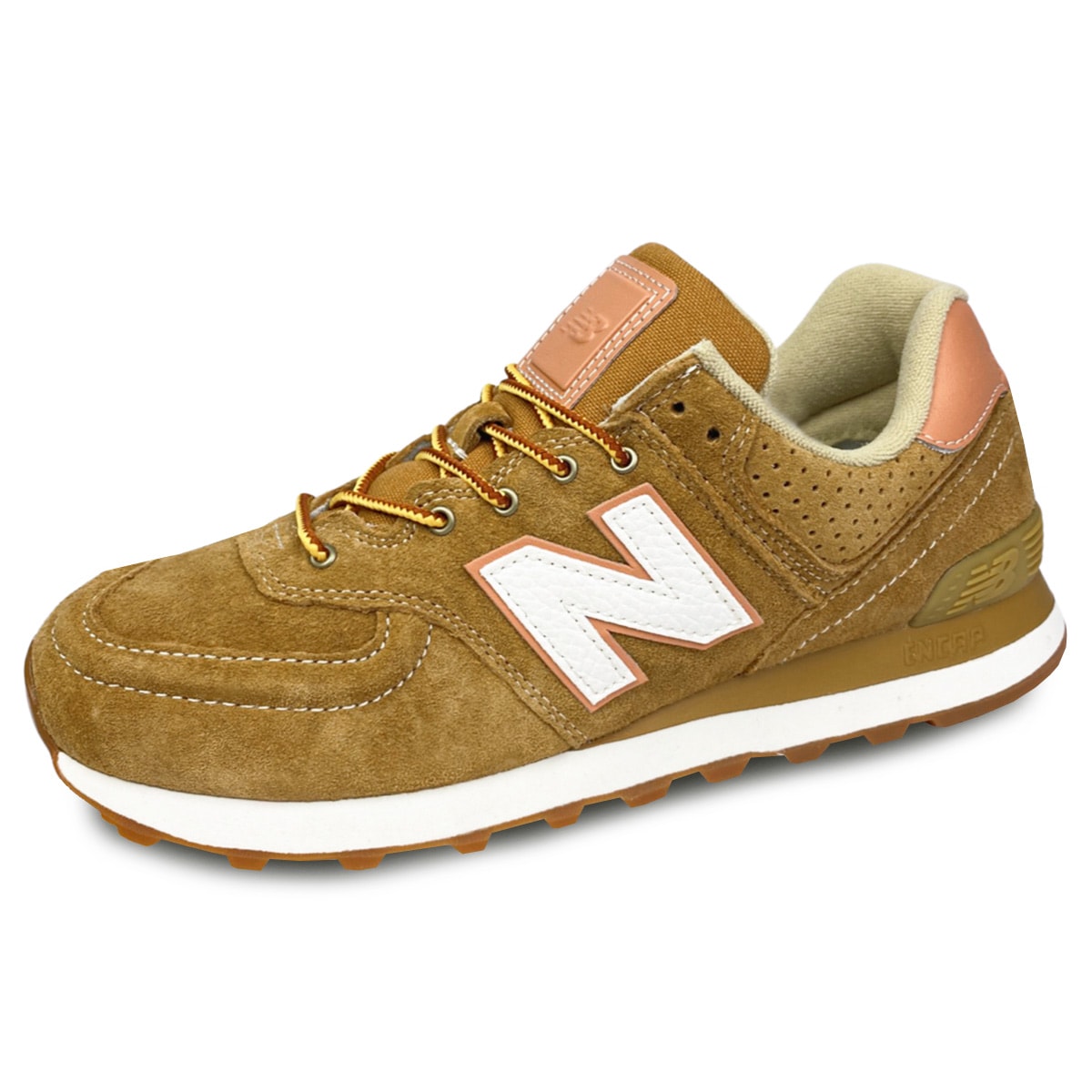 New balance best sale 574 marrom