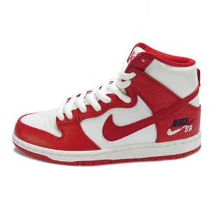 Tênis Nike SB Zoom Dunk High Pro Branco e Vermelho