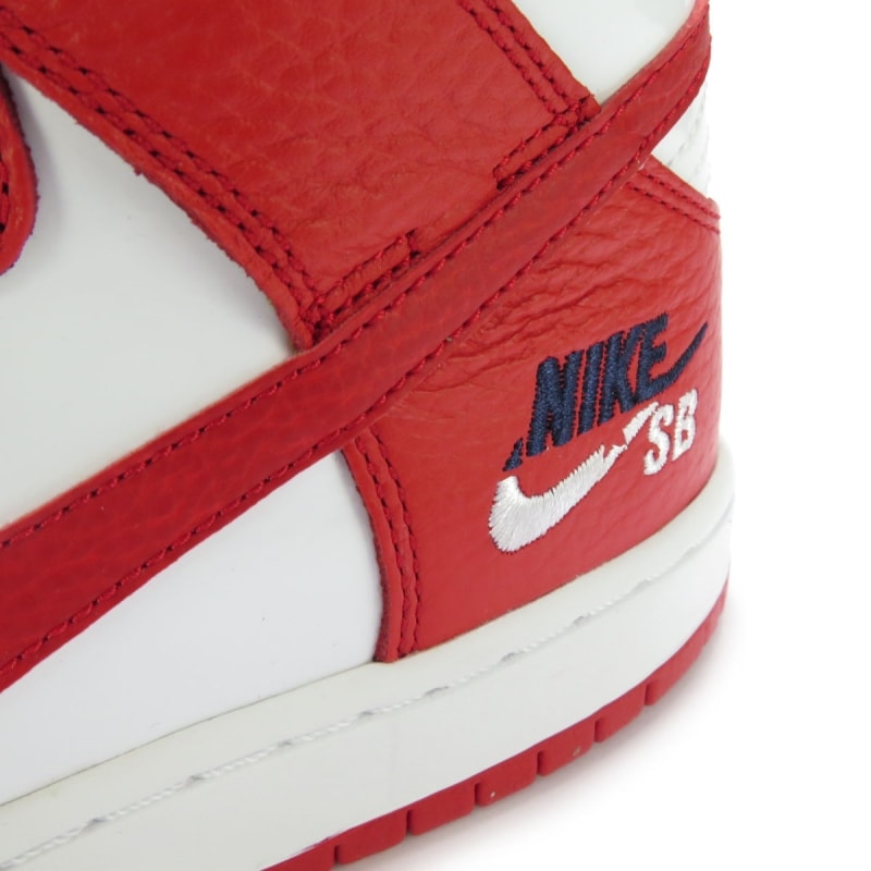 nike sb vermelho e branco