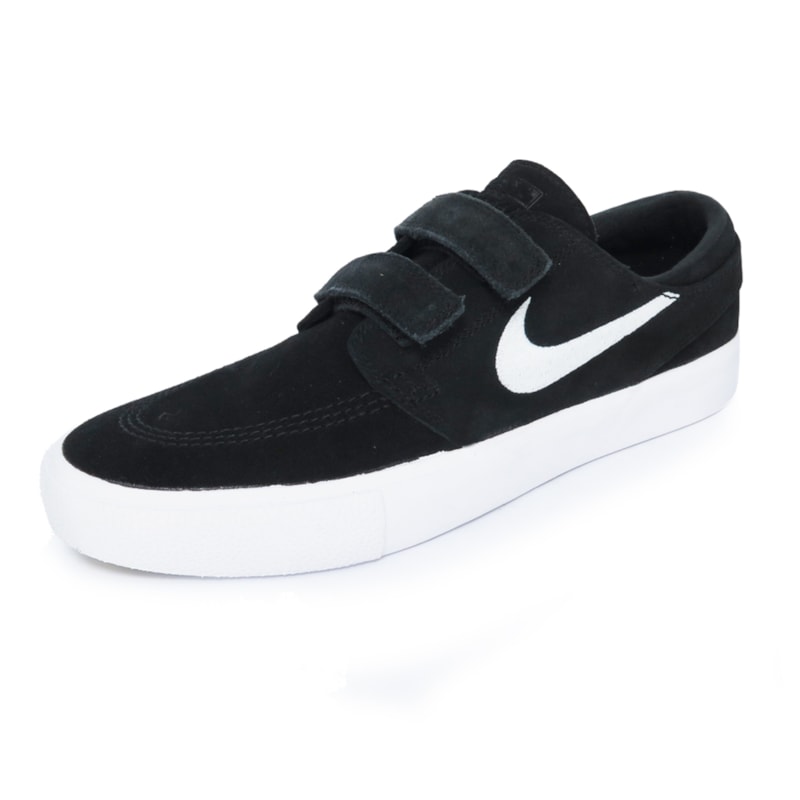 Tênis Nike SB Zoom Stefan Janoski AC RM Preto e Branco Back Wash