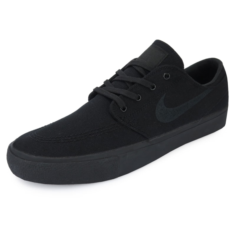 Tênis Nike SB Zoom Stefan Janoski Inteiro Preto Back Wash