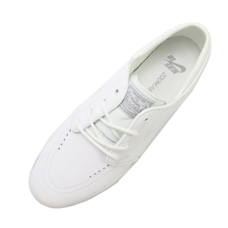 Nike sb zoom janoski white sales leather