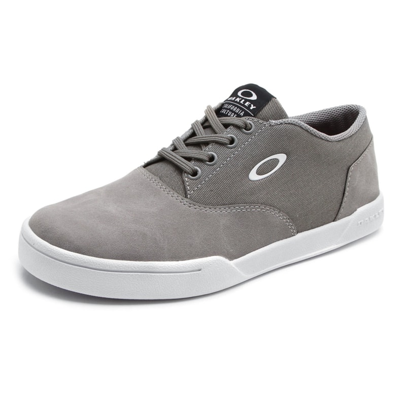 Tênis Oakley Dana Point Plus Oxide Cinza Back Wash