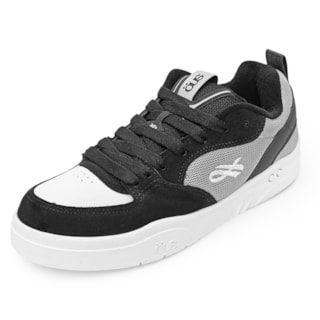 Tênis Ous Fluente PRT Branco Cinza Essencial