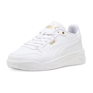 Tênis Puma Court Bae White Gold