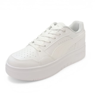 Tênis Puma Rebound Femme Low BDP White Vapor Gray