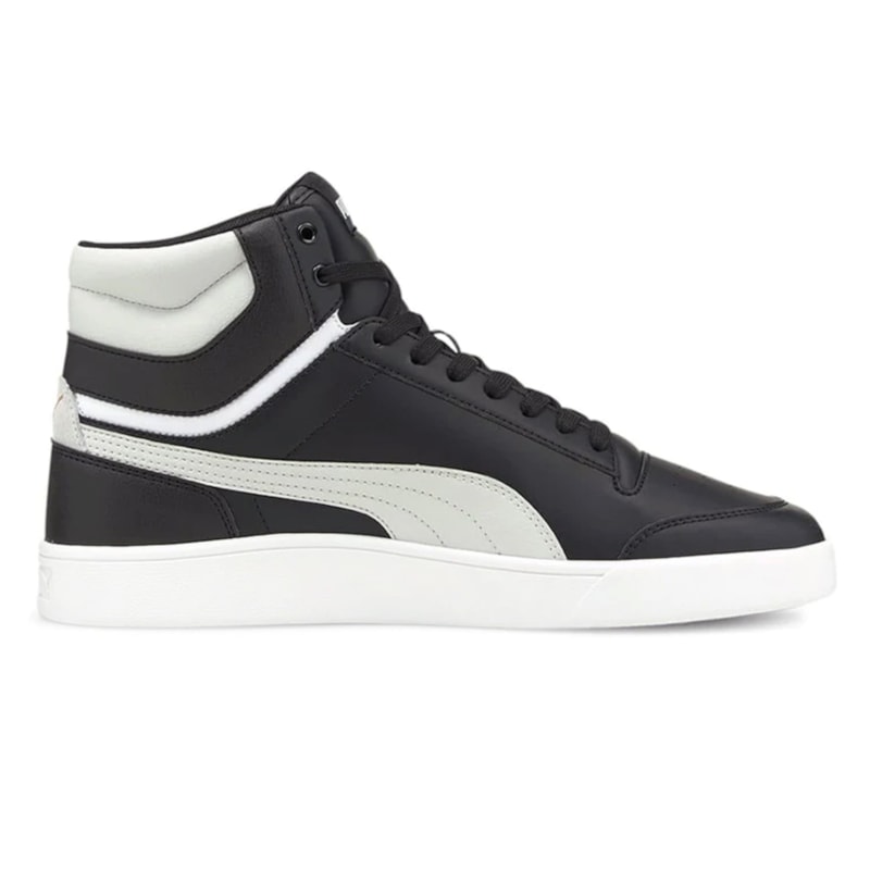 Tênis Puma Shuffle Mid BDP Preto e Branco os melhores preços