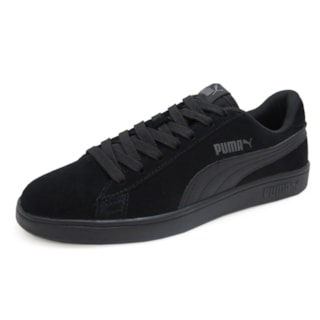 Tênis Puma Smash V2 Black Shadow Gray