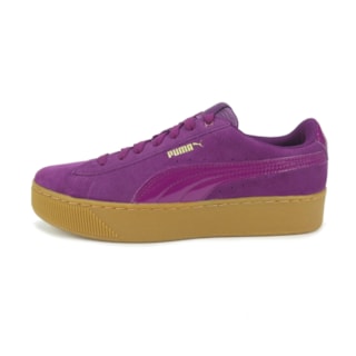 Tênis Puma Vikky Plataform Roxo Tênis Puma Vikky Plataform Roxo