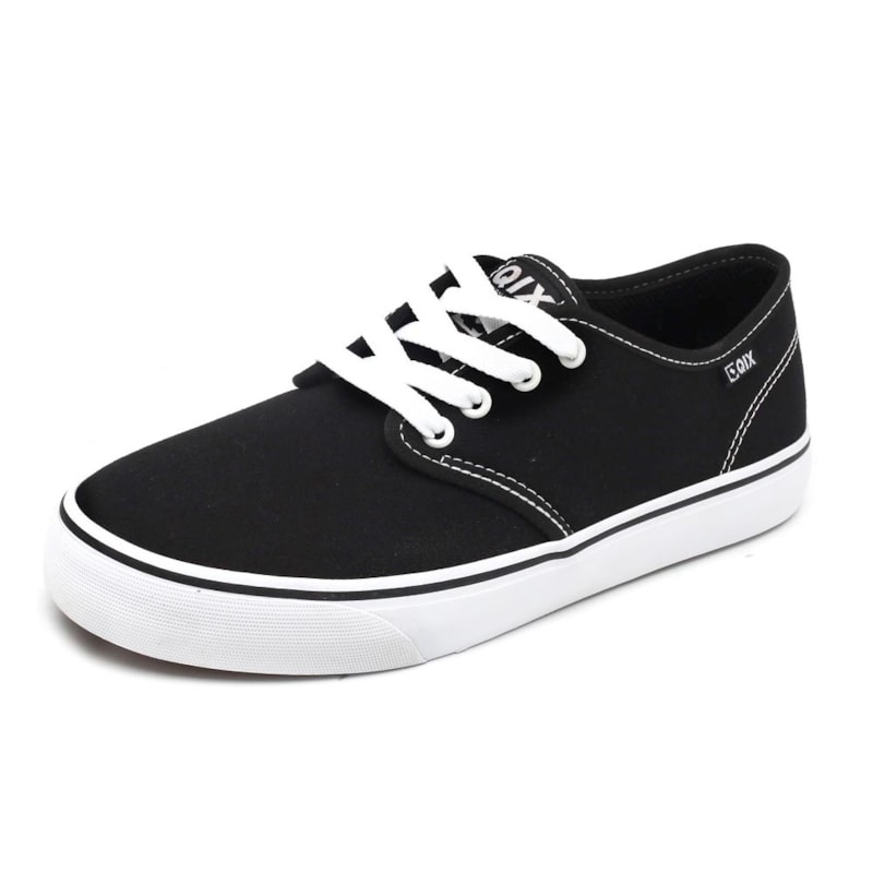 Tênis Qix NB Vulcan Preto e Branco