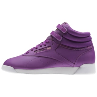 Tênis Reebok Classics Feminino Freestyle Hi Lilás - BS7950 Tênis Reebok Classics Feminino Freestyle Hi Lilás - BS7950
