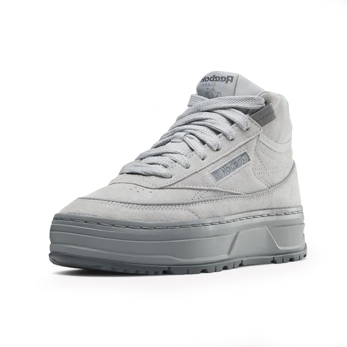 Tênis Reebok Club C Geo Mid Pure Grey os melhores preços | Clique