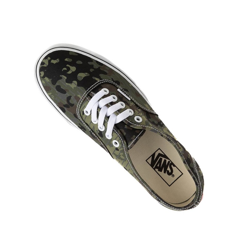 Rain Camo Green Vans Authentic Camouflage Vans Authentic Vans In