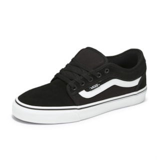 Tênis Vans Chukka Low Skate Sidestripe Black White