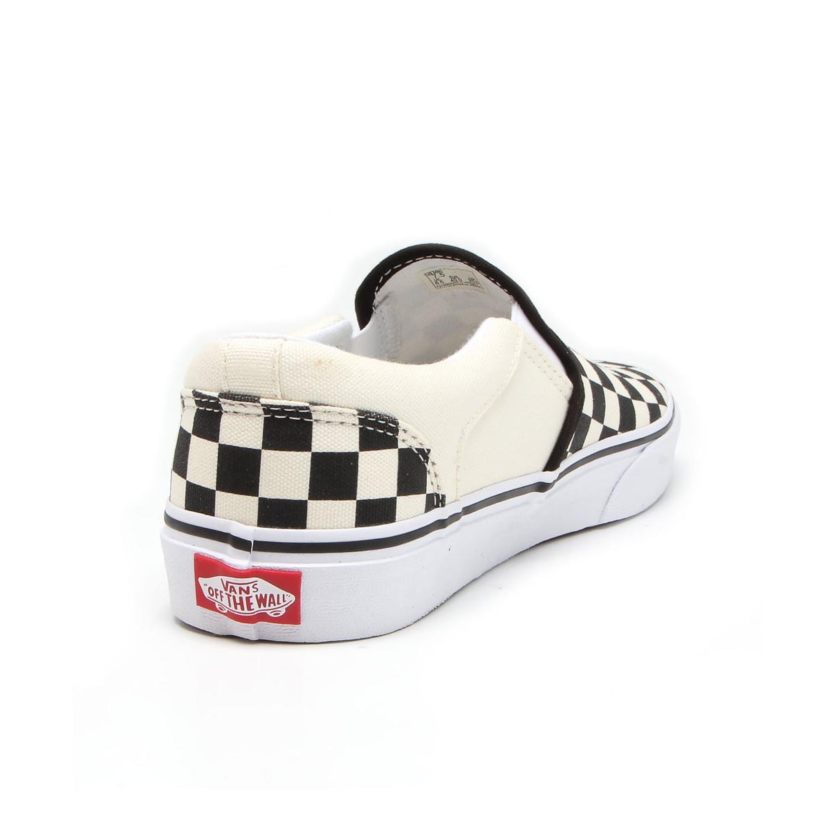 checkerboard vans off the wall