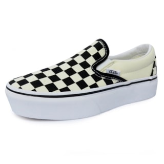 Tênis Vans Classic Slip-ON Platform Checkerboard