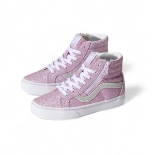 Tênis Vans Infantil Sk8-Hi Zip Shoe Glitter Lilac