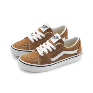 Tênis Vans Infantil Sk8-Low Suede Glazed Ginger